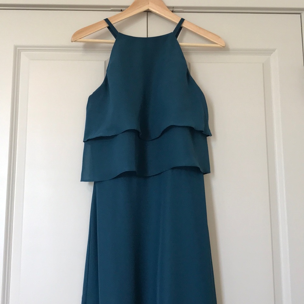 JJ’s House bridesmaid dress- Size 6, Ink Blue